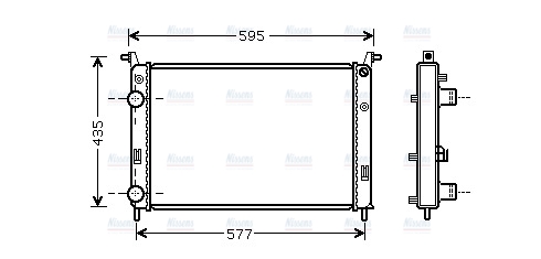 AVA Coolant Radiator FTA2316