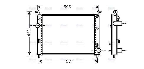 AVA Coolant Radiator FTA2371