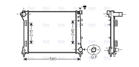 AVA Coolant Radiator FTA2403