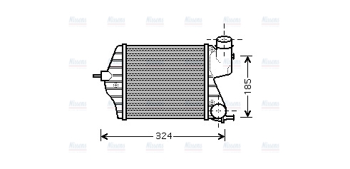 AVA Charge Air Intercooler FTA4309