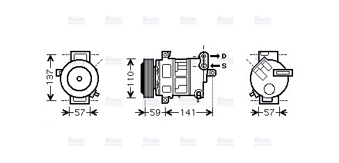 AVA Aircon Compressor FTAK333