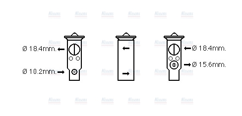 AVA Aircon Expansion valve HD1250