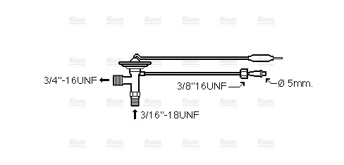 AVA Aircon Expansion Valve HD1258