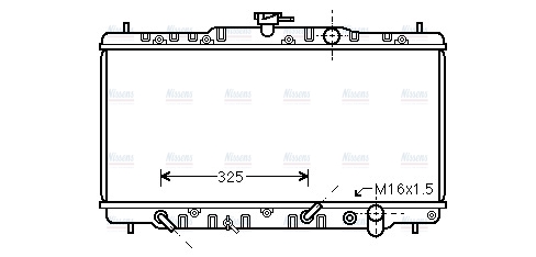 AVA Coolant Radiator HD2041