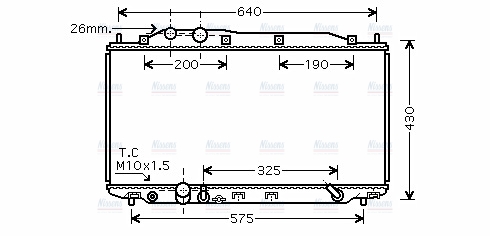 AVA Coolant Radiator HD2192