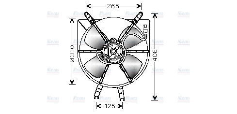AVA Radiator Fan HD7506