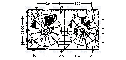 AVA Radiator Fan HD7516