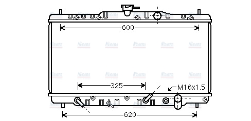 AVA Coolant Radiator HDA2053