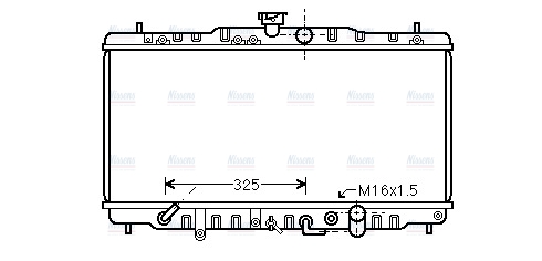 AVA Coolant Radiator HDA2063