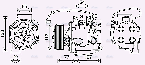 AVA Aircon Compressor HDAK311