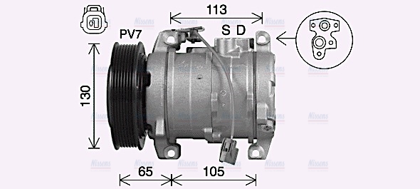 AVA Aircon Compressor HDAK322