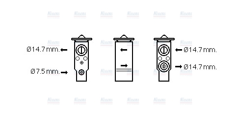AVA Aircon Expansion Valve HY1417