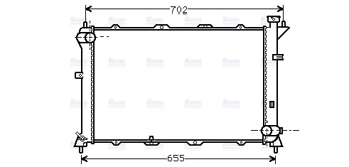 AVA Coolant Radiator HY2024