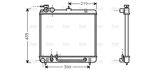AVA Coolant Radiator HY2052
