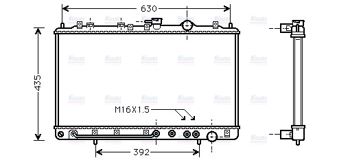 AVA Coolant Radiator HY2074