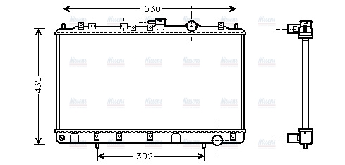AVA Coolant Radiator HY2075