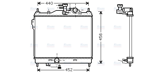 AVA Coolant Radiator HY2103