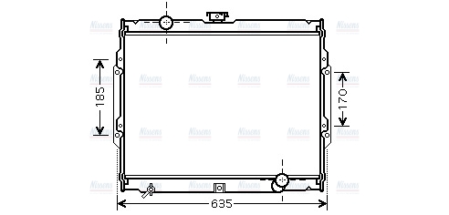 AVA Coolant Radiator HY2108