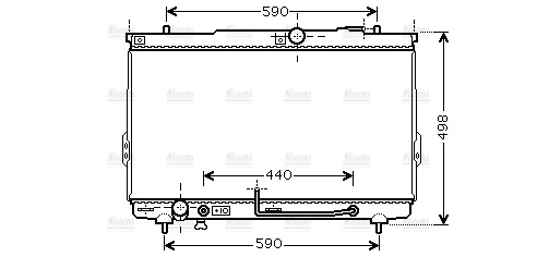 AVA Coolant Radiator HY2112