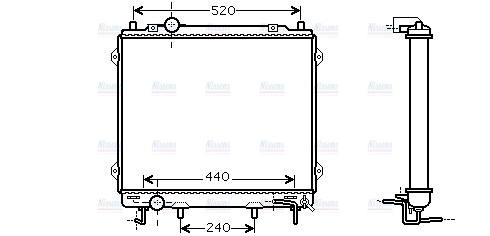 AVA Coolant Radiator HY2146