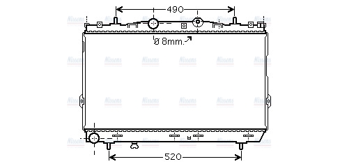 AVA Coolant Radiator HY2187