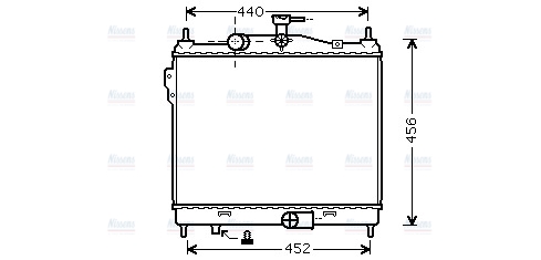 AVA Coolant Radiator HY2205