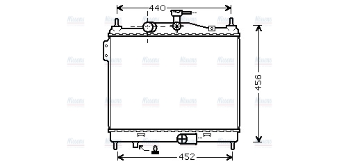 AVA Coolant Radiator HY2206