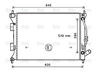 AVA Coolant Radiator HY2381