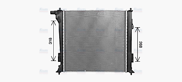 AVA Coolant Radiator HY2597