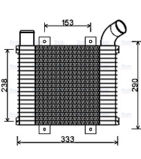 AVA Charge Air Intercooler HY4225