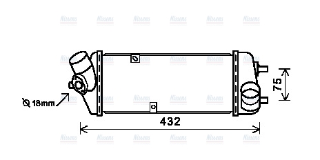 AVA Charge Air Intercooler HY4235
