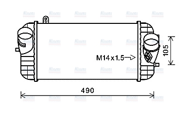 AVA Charge Air Intercooler HY4326