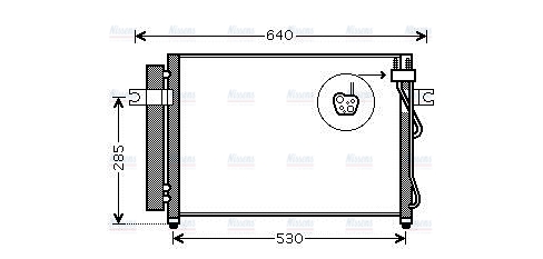 AVA Aircon Condenser HY5195D