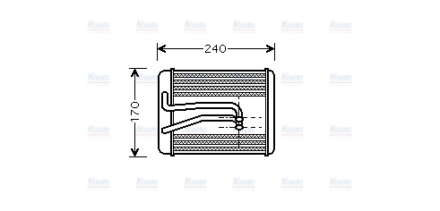 AVA Cabin Heater Core HY6119