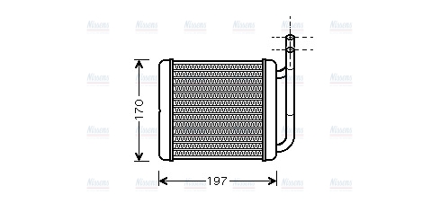 AVA Cabin Heater Core HY6136