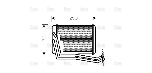 AVA Cabin Heater Core HY6142