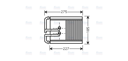 AVA Cabin Heater Core HY6168
