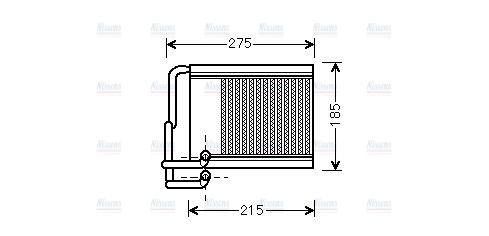AVA Cabin Heater Core HY6213