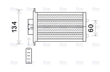 AVA Heater Core HY6233