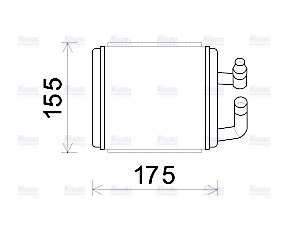 AVA Cabin Heater Core HY6243