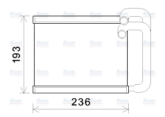 AVA Cabin Heater Core HY6391