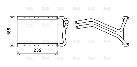 AVA Cabin Heater Core HY6437