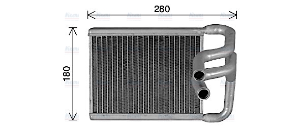 AVA Cabin Heater Core HY6482