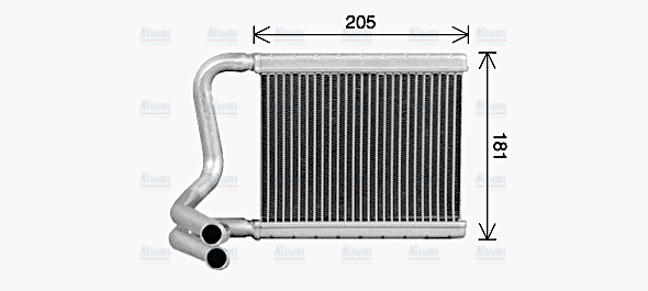 AVA Cabin Heater Core HY6594