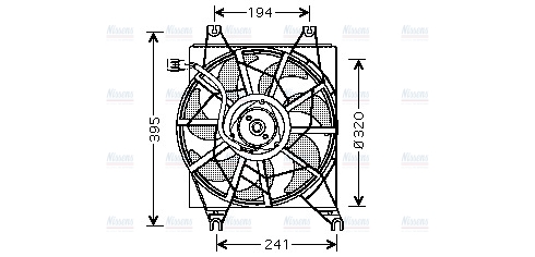 AVA Radiator Fan HY7502