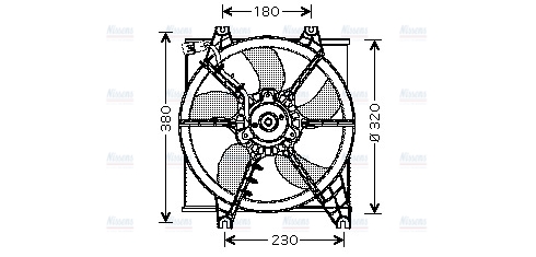 AVA Radiator Cooling Fan HY7506