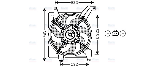 AVA Radiator Fan HY7507