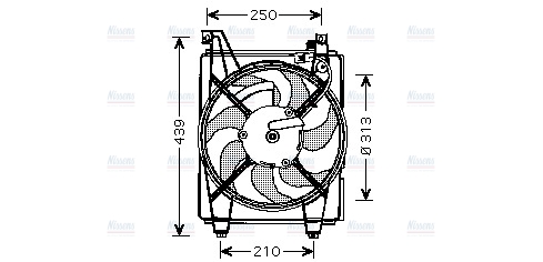 AVA Radiator Fan HY7518