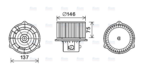 AVA Cabin Fan Blower Motor HY8403