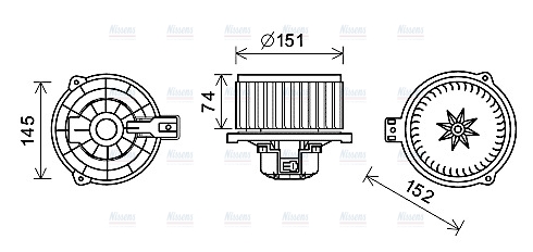 AVA Cabin Fan Blower Motor HY8429